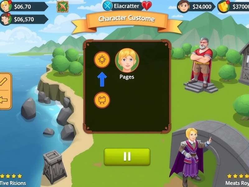 Saffron Kingdom Saga Gameplay Screenshot